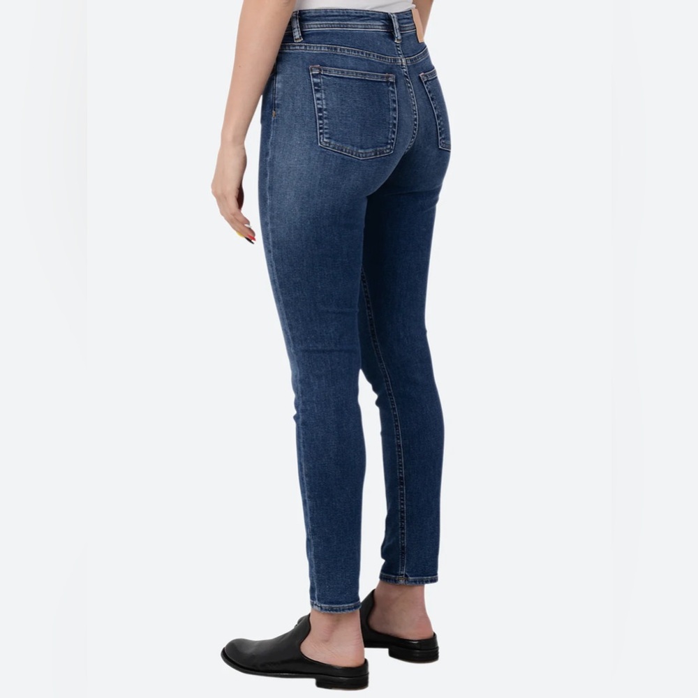 Acne Studios Climb Mid Blue Skinny Jeans 24W-32L - Picture 13 of 13